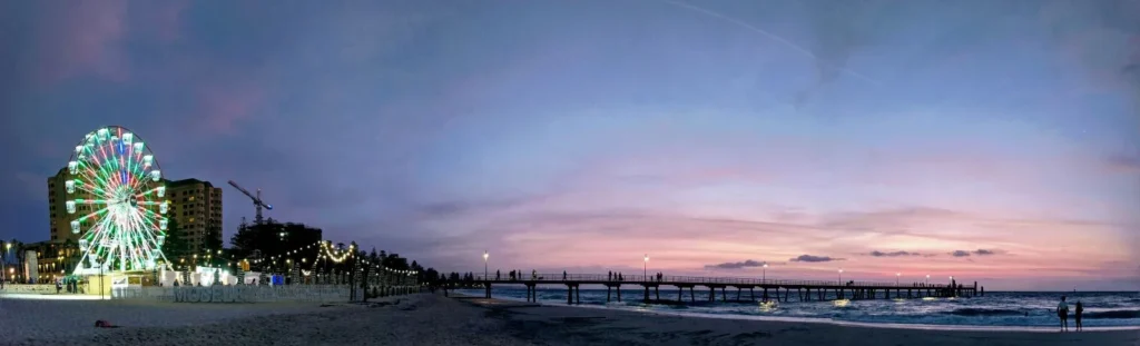 Glenelg Beach Pier Panorama - Amazing Adelaide - Photo by Hamid Jafri - iHamid.Com