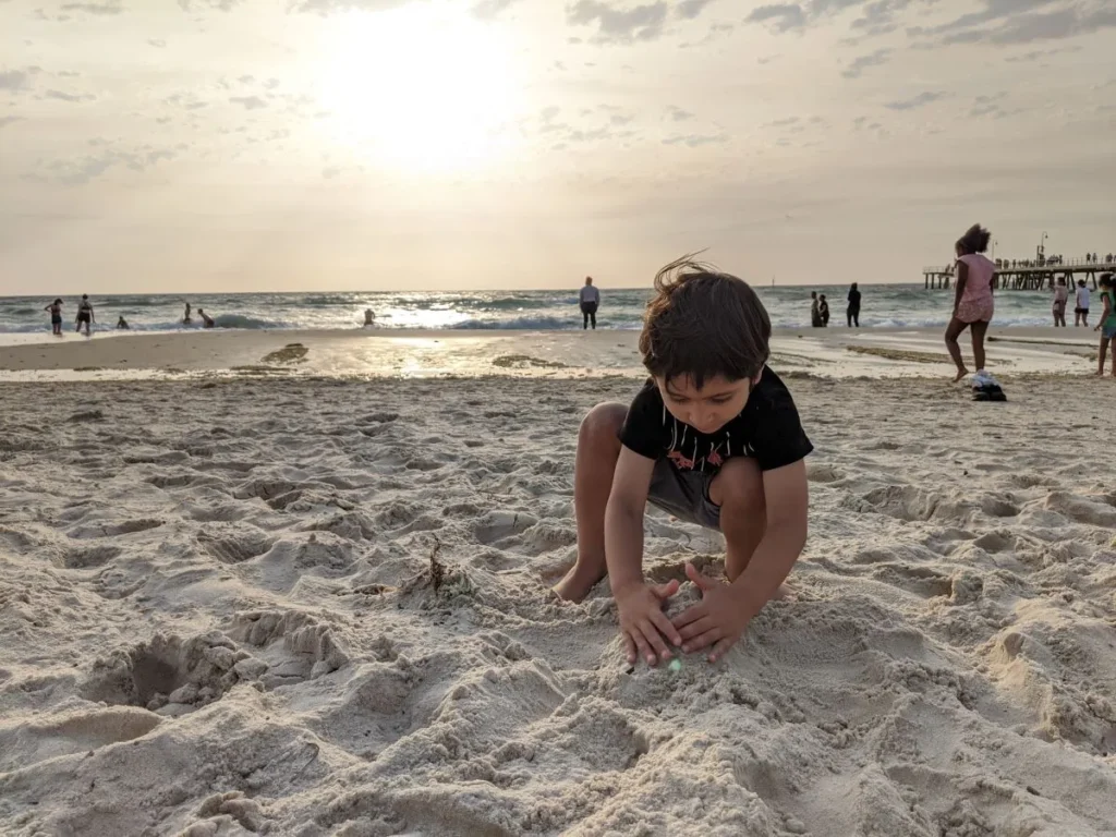 Glenelg Beach Sand - Amazing Adelaide - Photo by Hamid Jafri - iHamid.Com